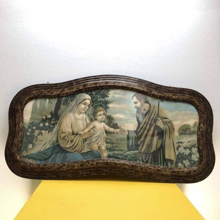 Holy Family Headboard Painting 50s/60s
