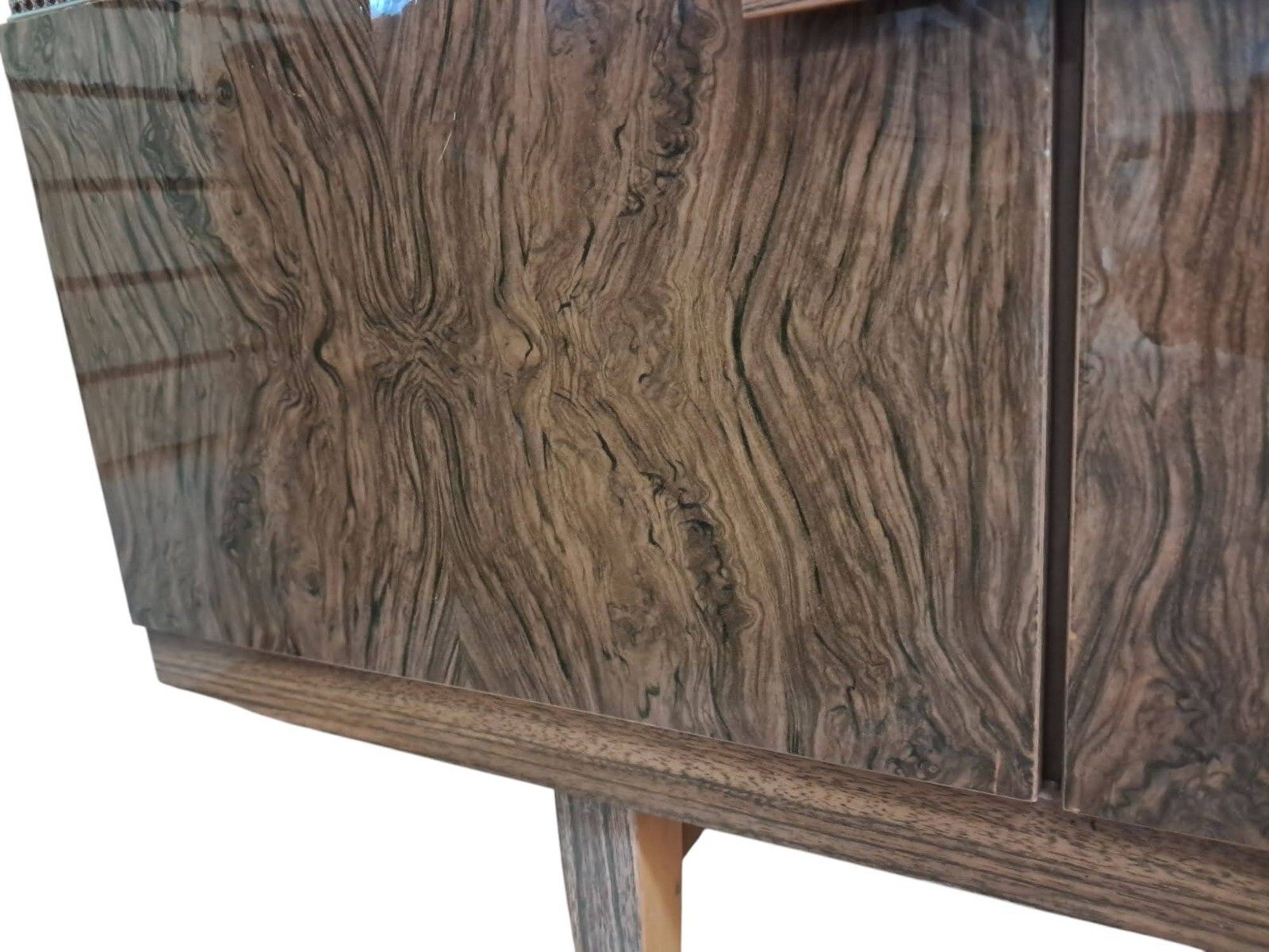 595.0 Vintage Mid Century Sideboard Cocktail Cabinet Drinks  Formica 1960 Beautility photo