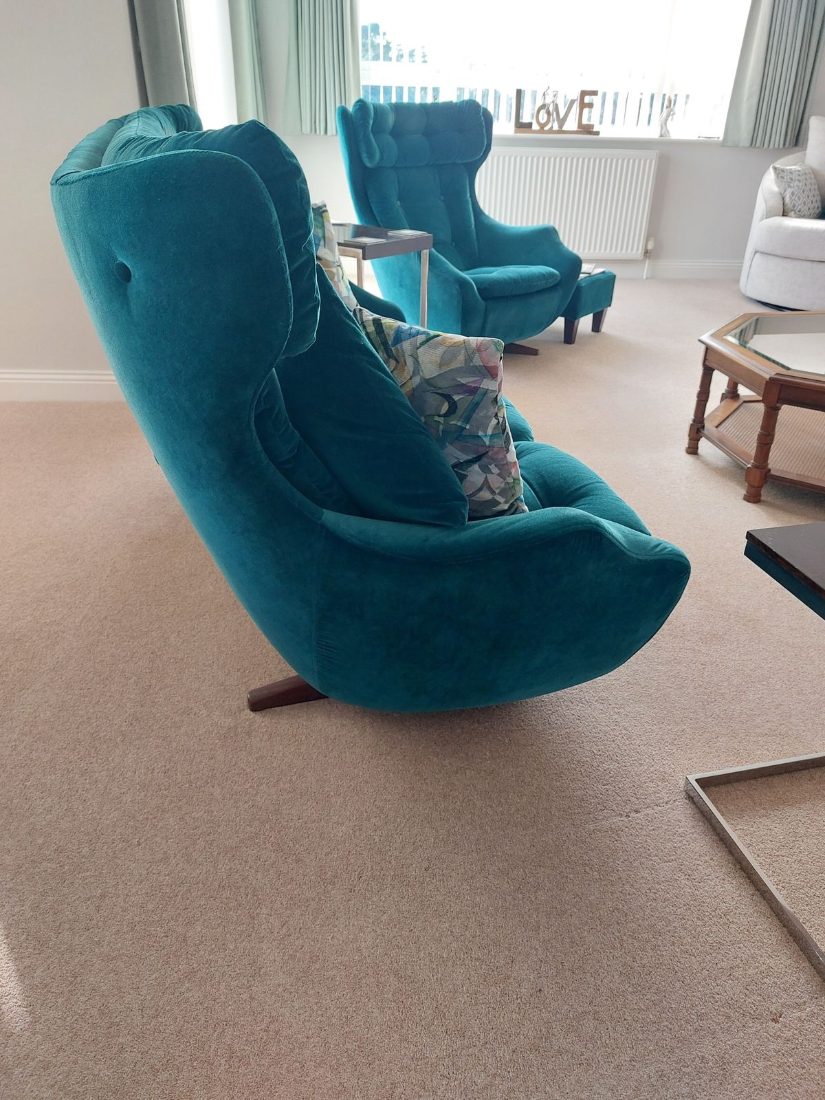 2 Parker Knoll Statesman Chairs And Matching 3 Seater Sofa Owned From New Since 1975 .M New