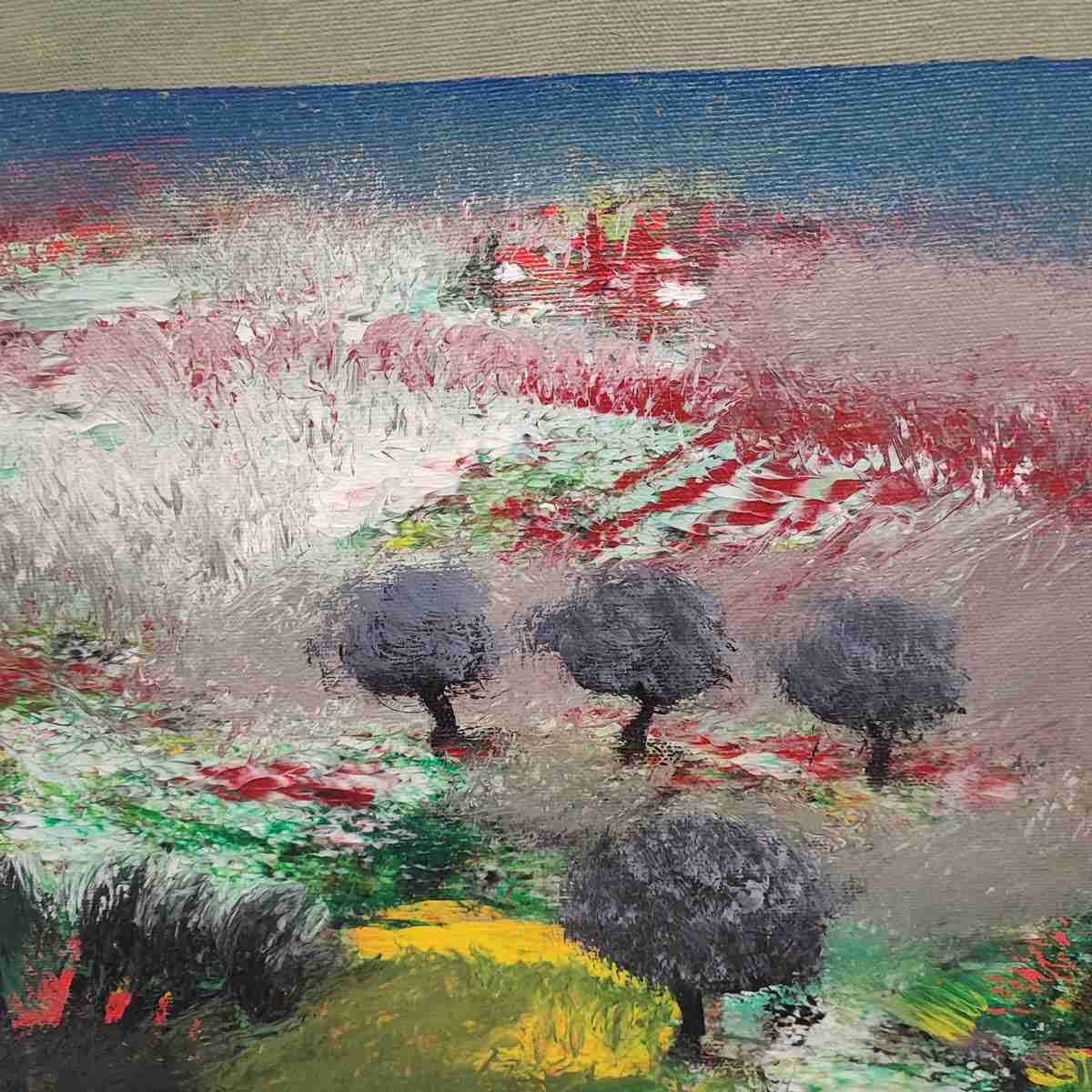 Manilo Baccosi Oil On Canvas 40 X 50 Cm photo furniture