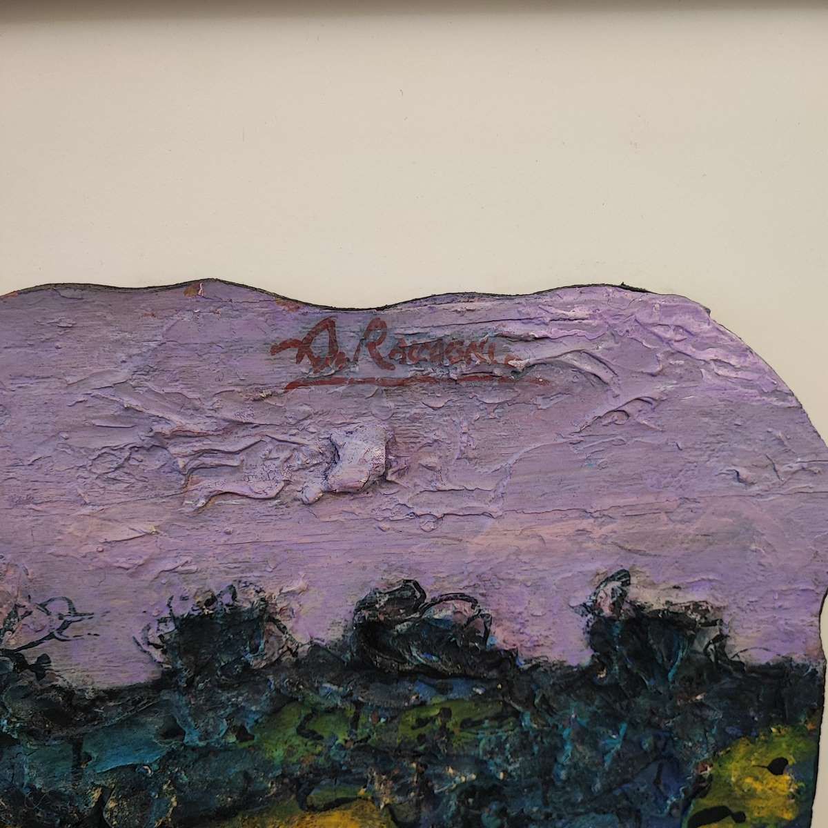 Andrea Raccagni Mixed Media On Board 37 X 57 Cm In 1989 photo for sale