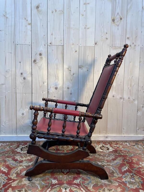 Rocking Chair De Style Colonial photo for sale