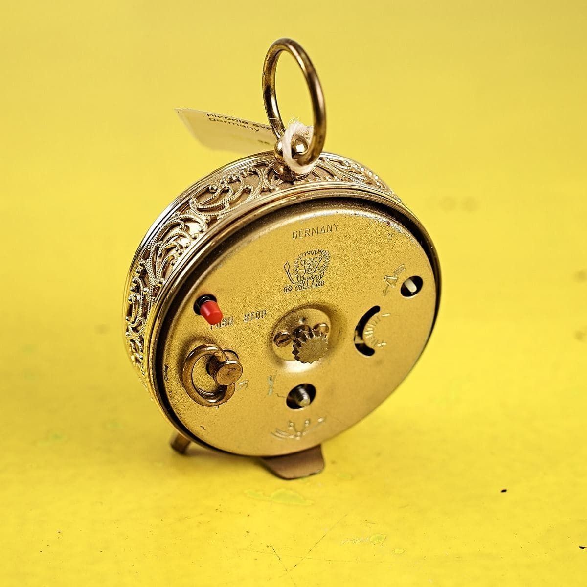 Small Vintage Table Alarm Clock, Jerger Germany photo Home Decor