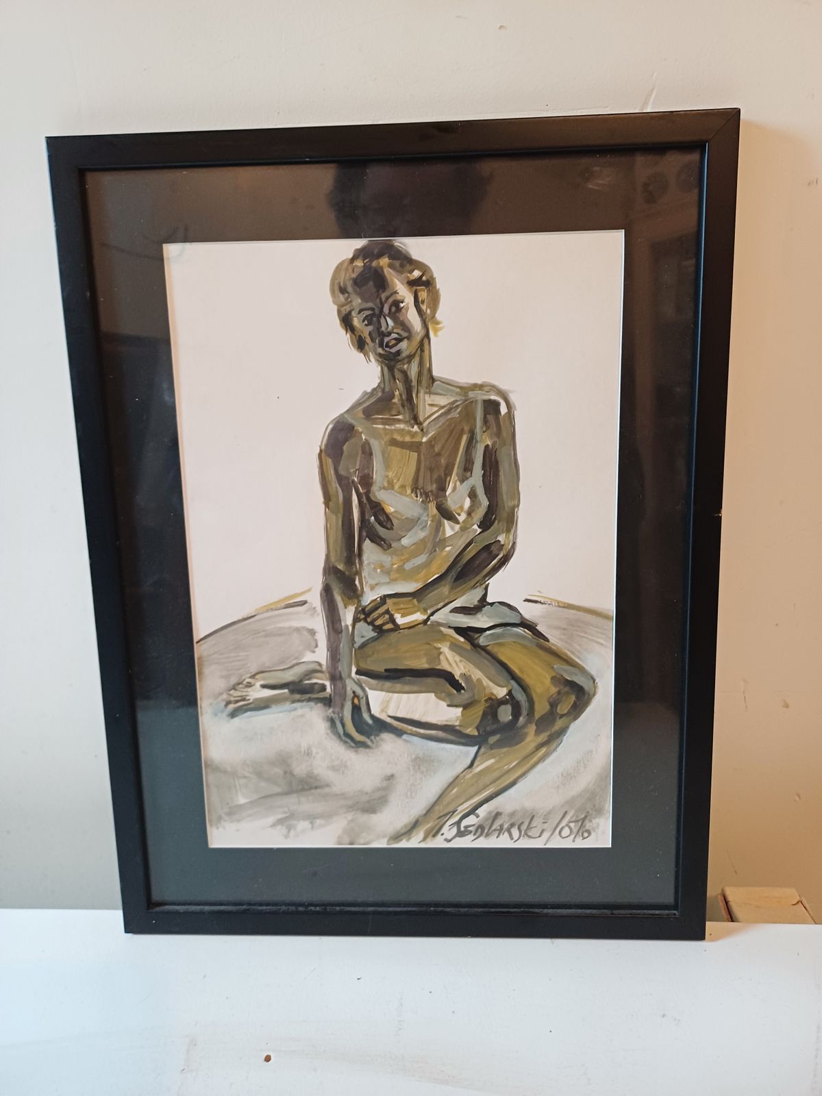 Watercolor By Jivko Sedlarski, 1970s