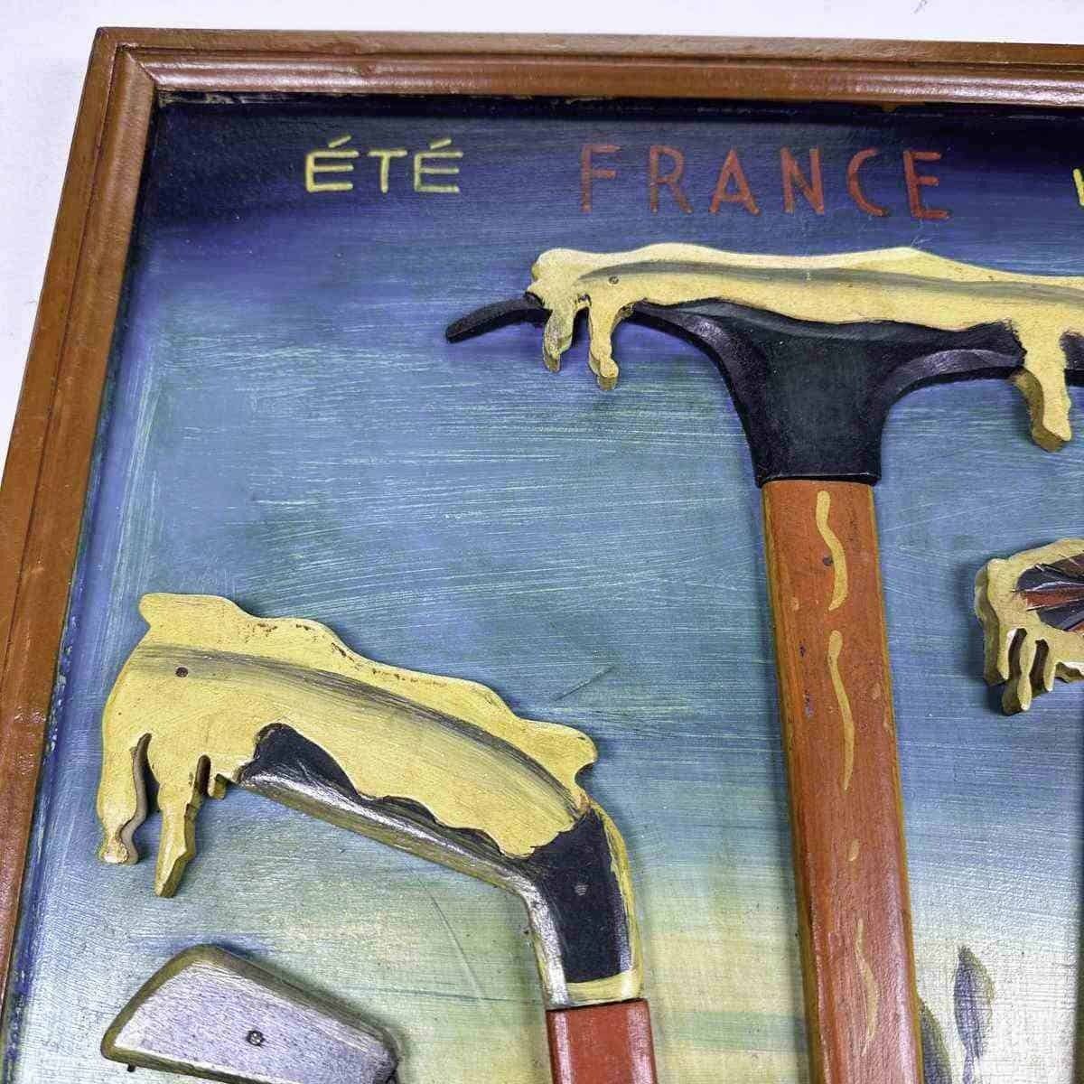 Vintage Wooden Sign Chamonix photo for sale