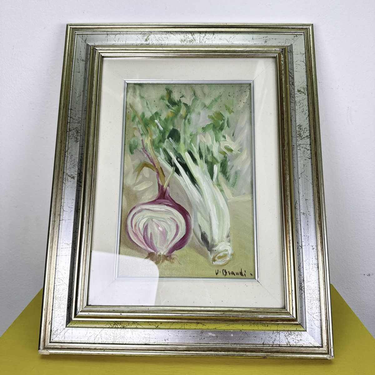 Oil Painting On Canvas Umberto Brandi, Composition