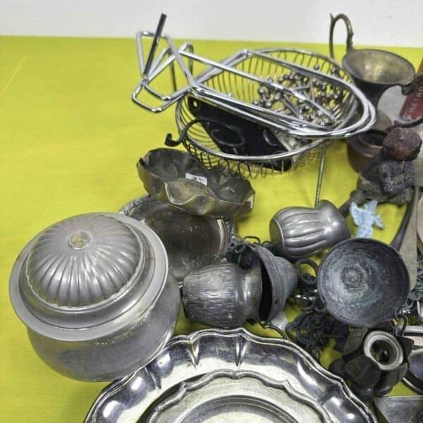 Mixed Vintage Metal Items Lot photo for sale