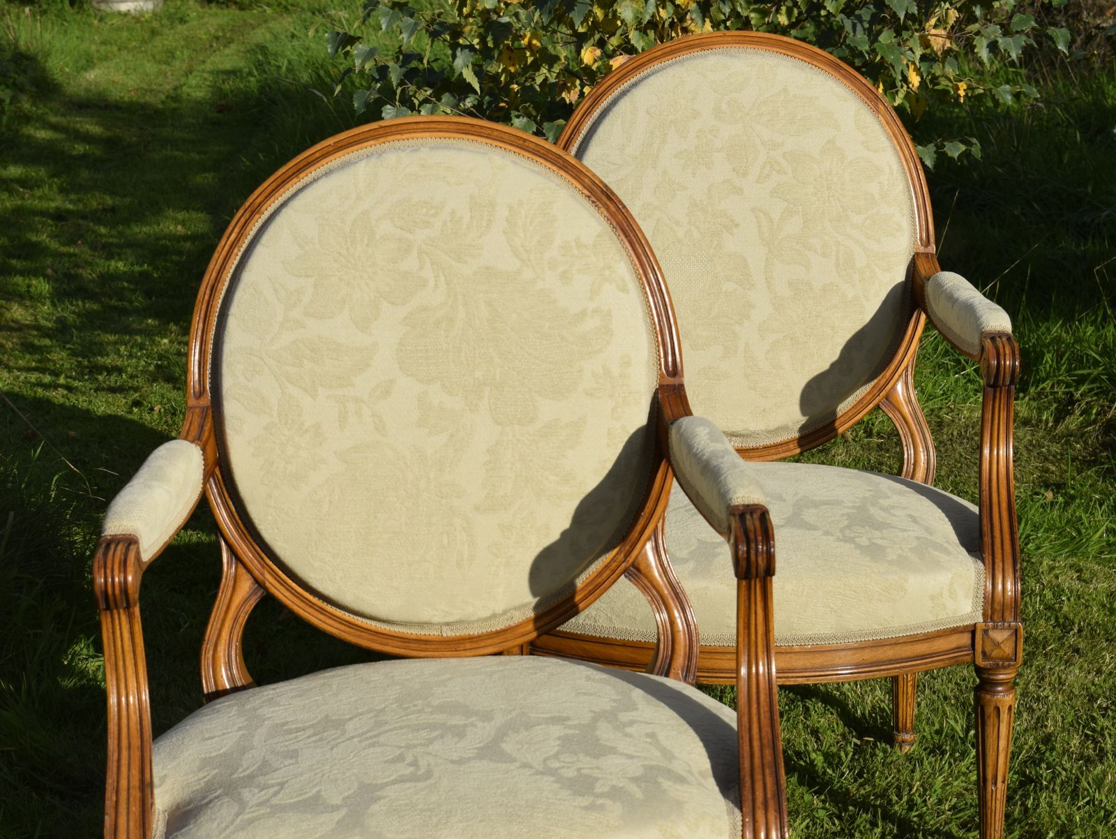 Pair Of French Open Armchairs, 1920s photo buy
