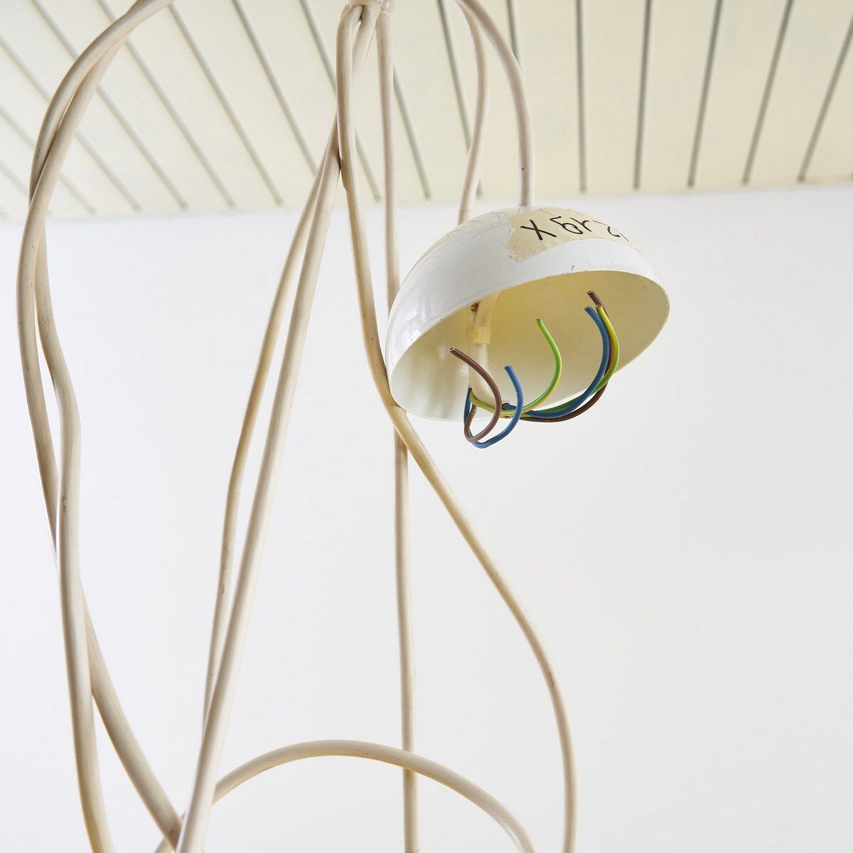 Vintage Plastic Ball Chandelier photo 257.0