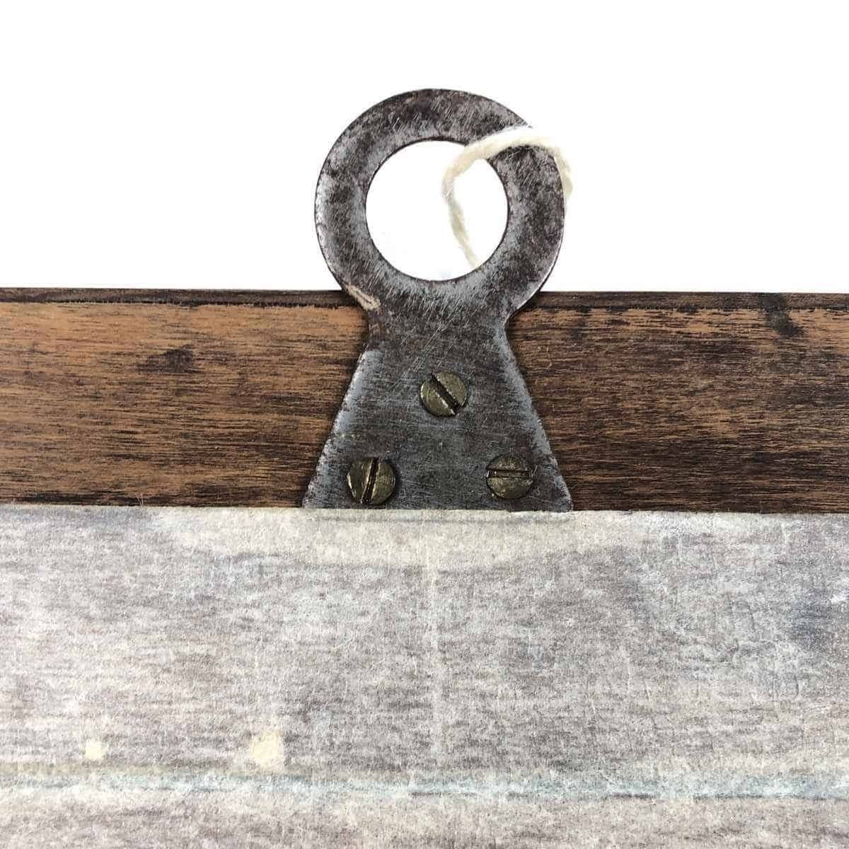 Early 1900s Wooden Frame Veneered In Walnut photo vinterior