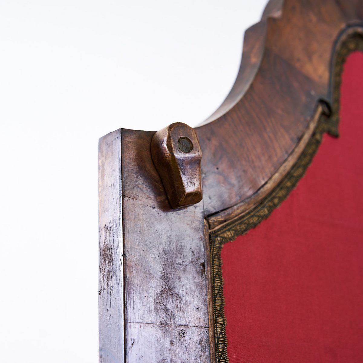 Furniture Early 1900s Walnut Veneered Troumeau photo
