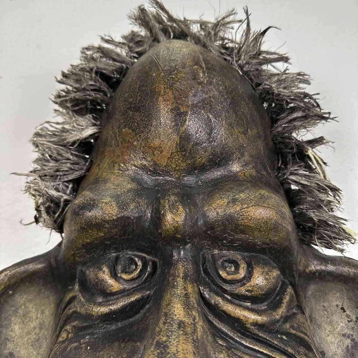 Terracotta Sculpture Mask photo Art