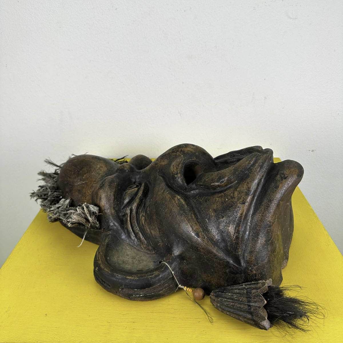 Terracotta Sculpture Mask photo vinterior