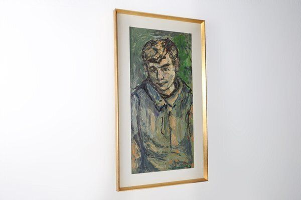 Jan Vandekerckhove, Child, 1966, Oil On Canvas, Framed photo buy