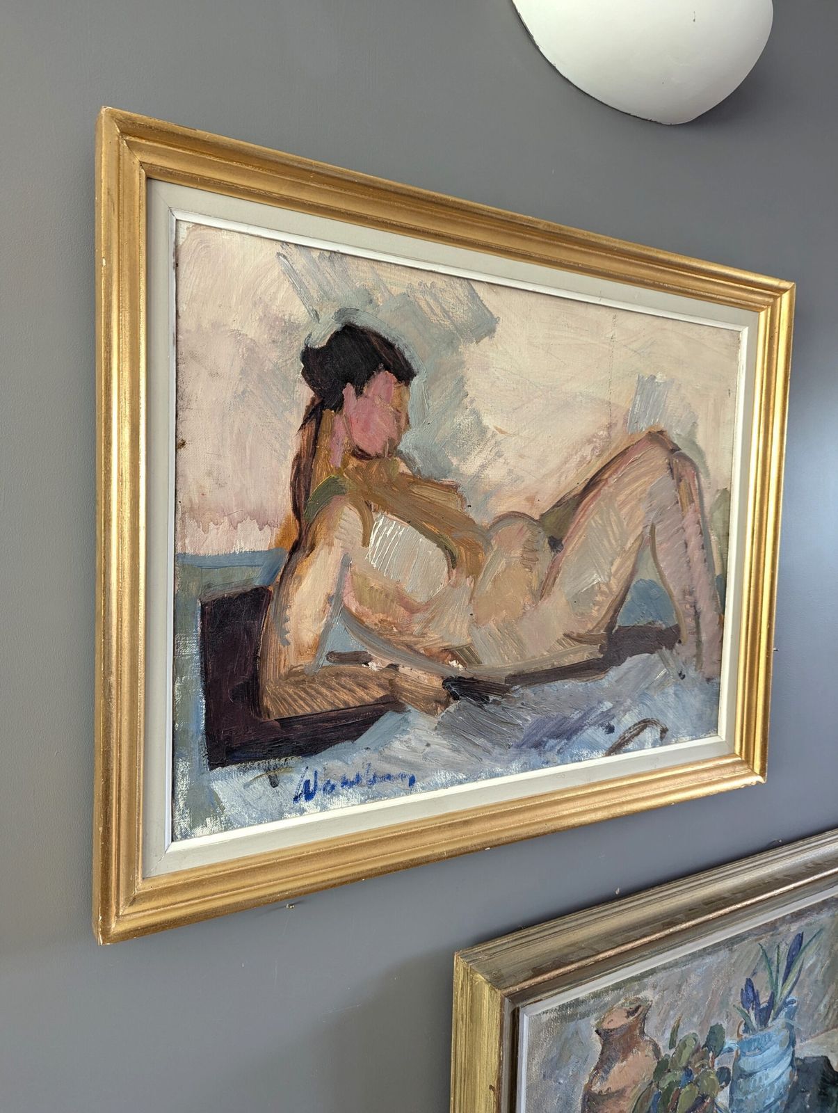 The Expectant Nude Oil Painting photo 660.0