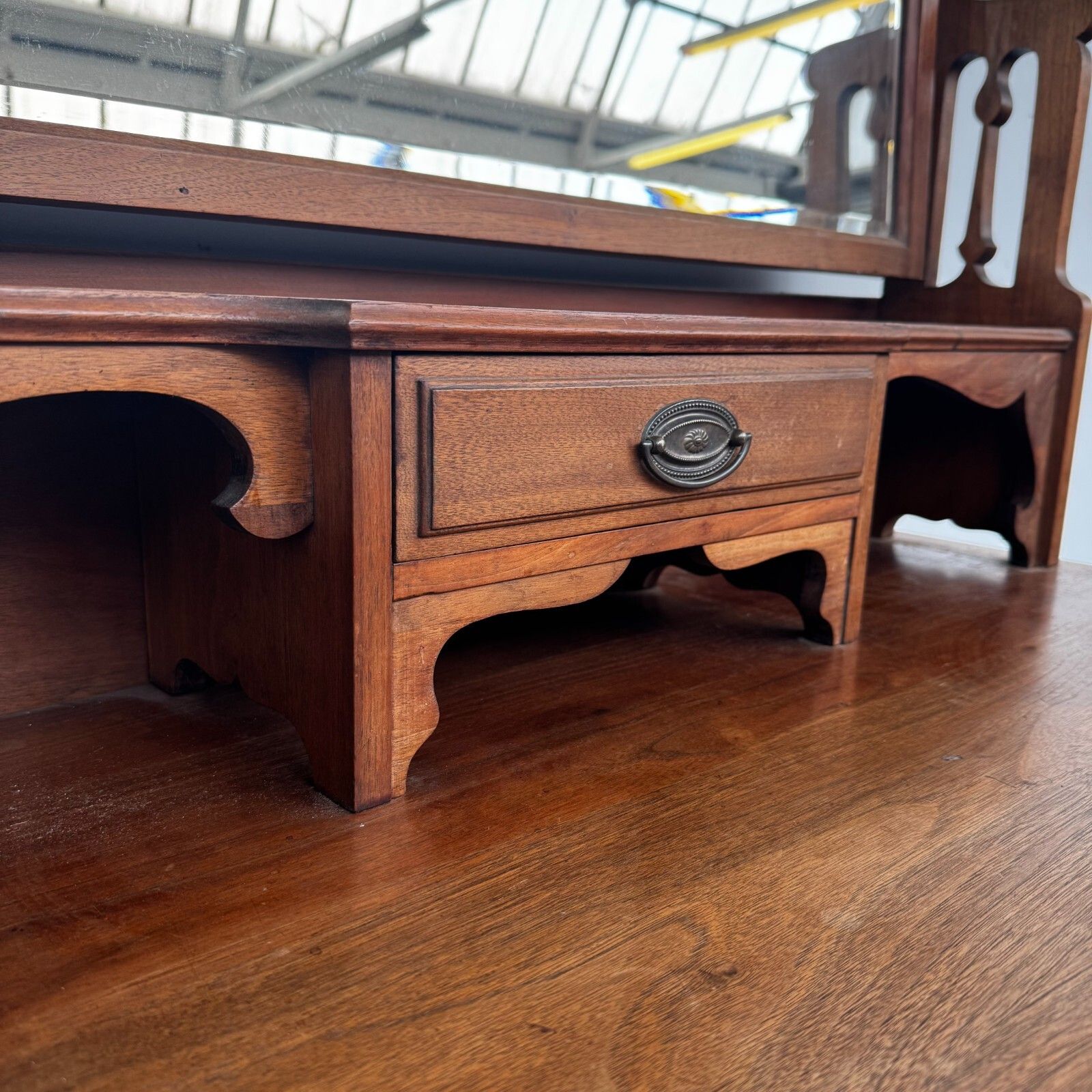Early 20th Century Edwardian Mahogany Washstand – Elegant Antique Storage photo vinterior