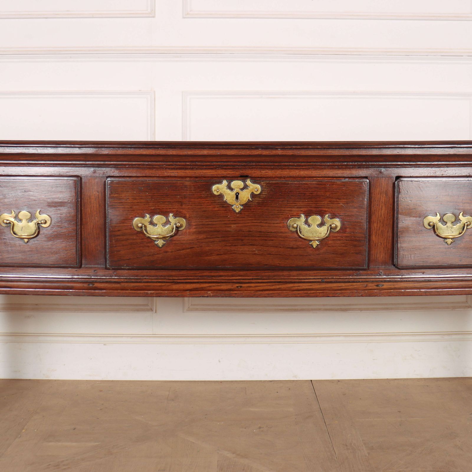 English Oak Dresser Base, 1700s photo for sale