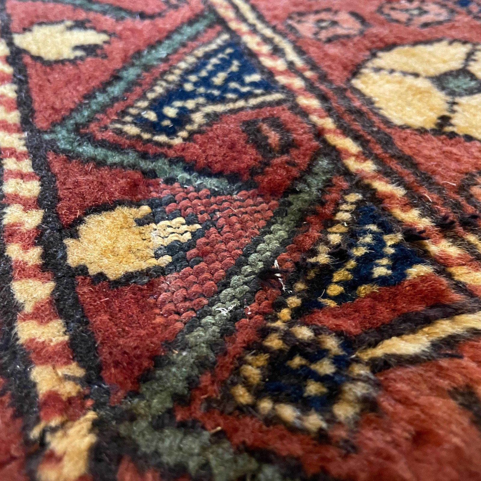 photo furniture Antique Woven Rug Carpet Mat Rectangle Wool Vintage Pattern Bokhara Woven Floor Mat Handmade Textile Patterned 121x180cm Terracotta Ziegler
