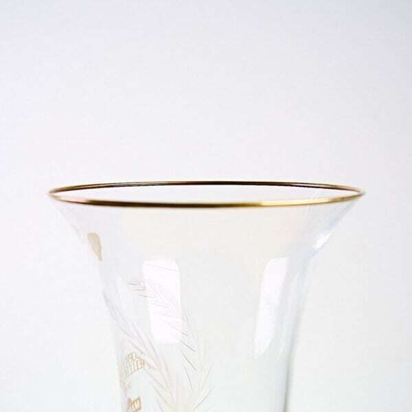 Martini Trophy Vase In Cut Crystal, M. Varisco Treviso, Twentieth Golden Cup Of The Dolomites photo 871.0