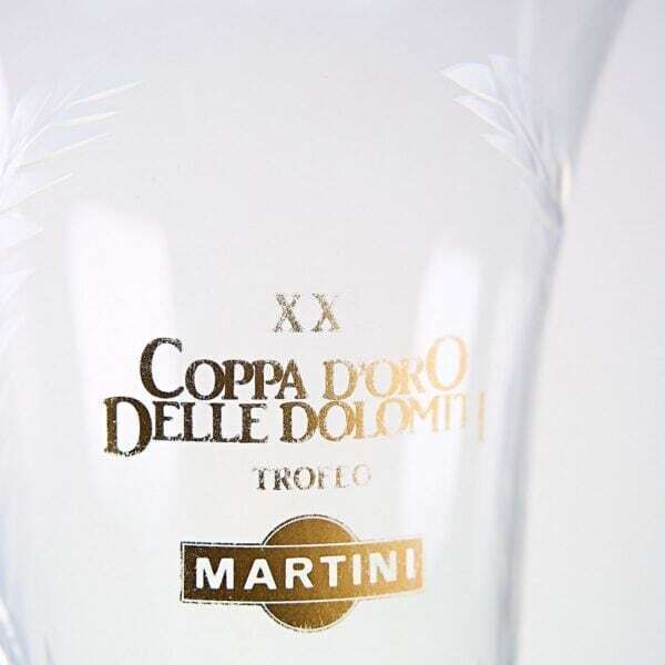 Martini Trophy Vase In Cut Crystal, M. Varisco Treviso, Twentieth Golden Cup Of The Dolomites photo buy
