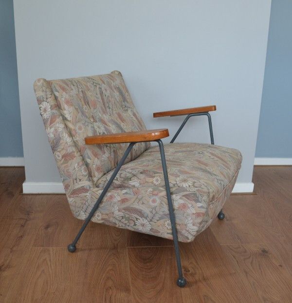 Mid Century Woodpecker Chair By Ernest Race