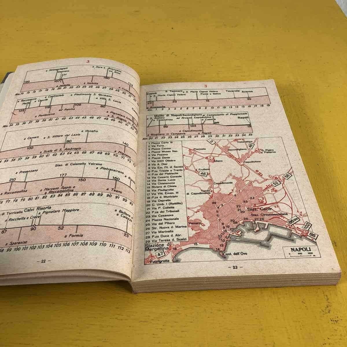 Guide Books Of The Italian Major Communication Roads Of The 30s, 3 Pieces photo vinterior