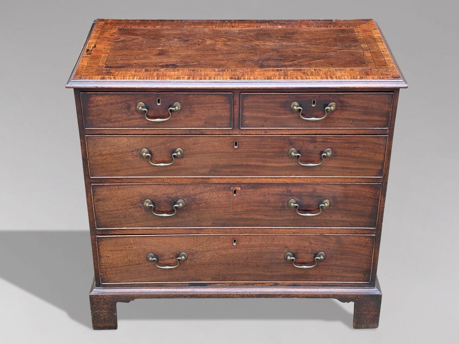 18th Century George III Period Mahogany Chest Of Drawers photo Furniture