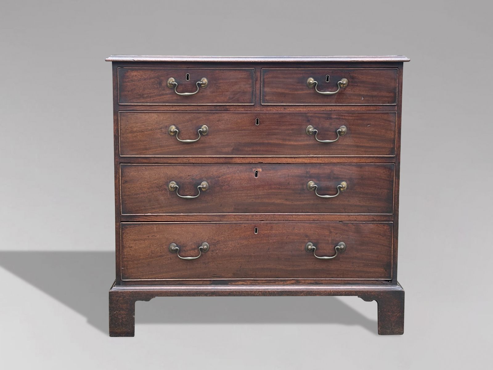 18th Century George III Period Mahogany Chest Of Drawers photo 2400.0