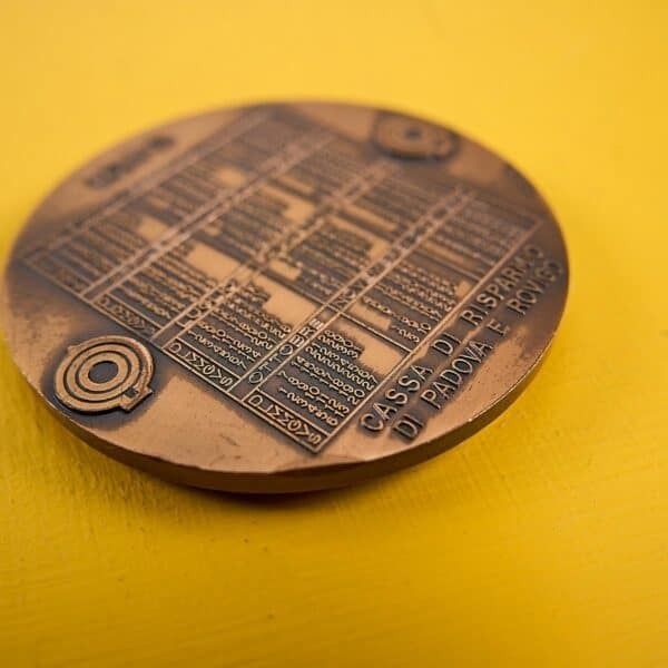 Bronzen Medaille – Relatiegeschenk Van De Cassa Di Risparmio Di Padova E Rovigo, 1979 photo 54.0