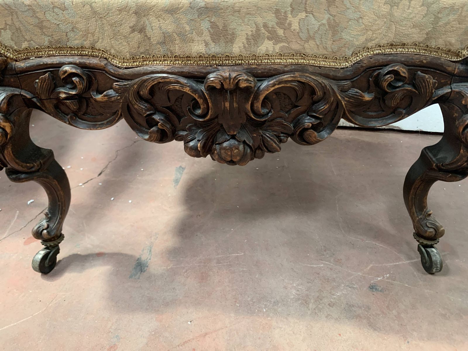 Richly Carved Napoleon III Ceremonial Armchair photo Furniture