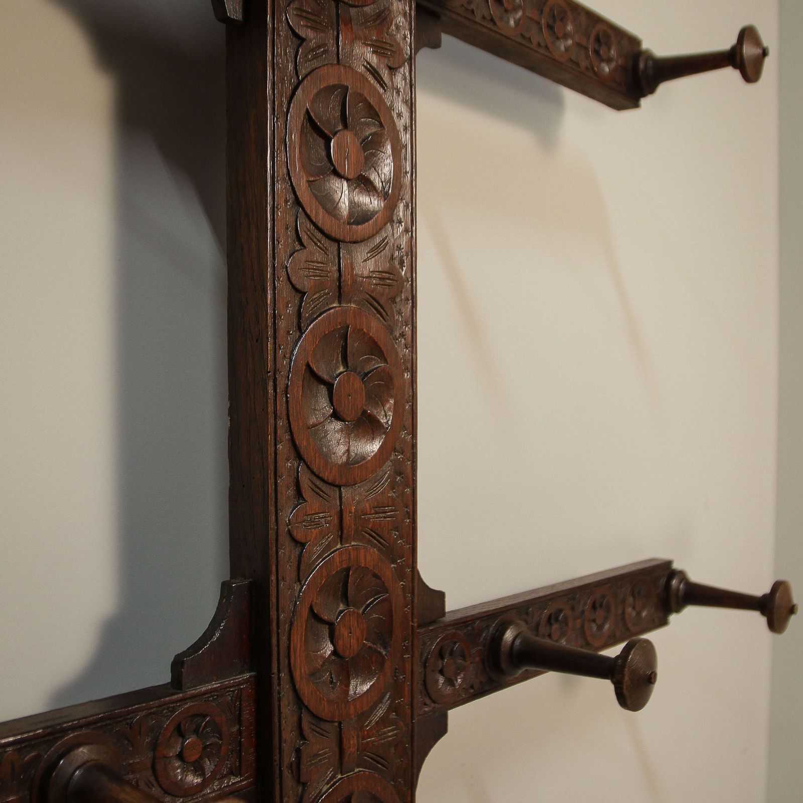 Hall Stand Late Victorian In A Crucifix Shape With Bobbin Legs photo buy