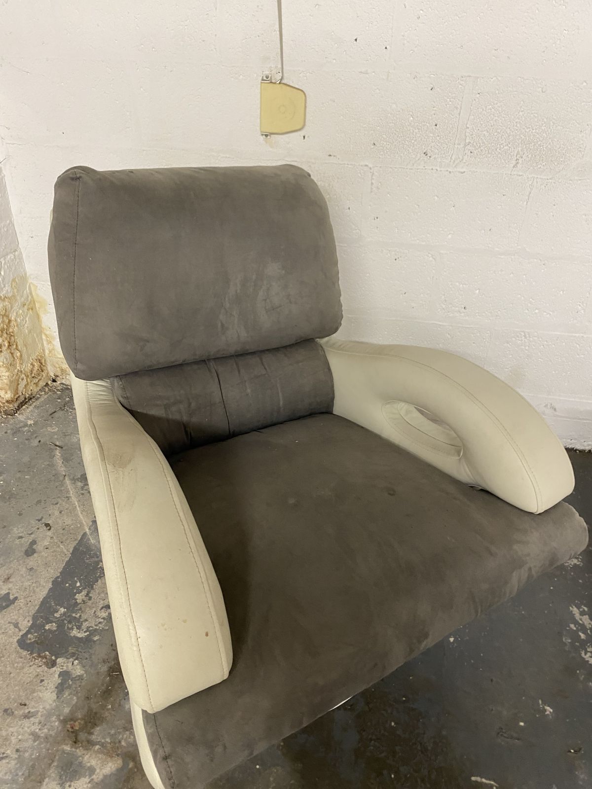 Swivel Chair And Matching Poof photo furniture