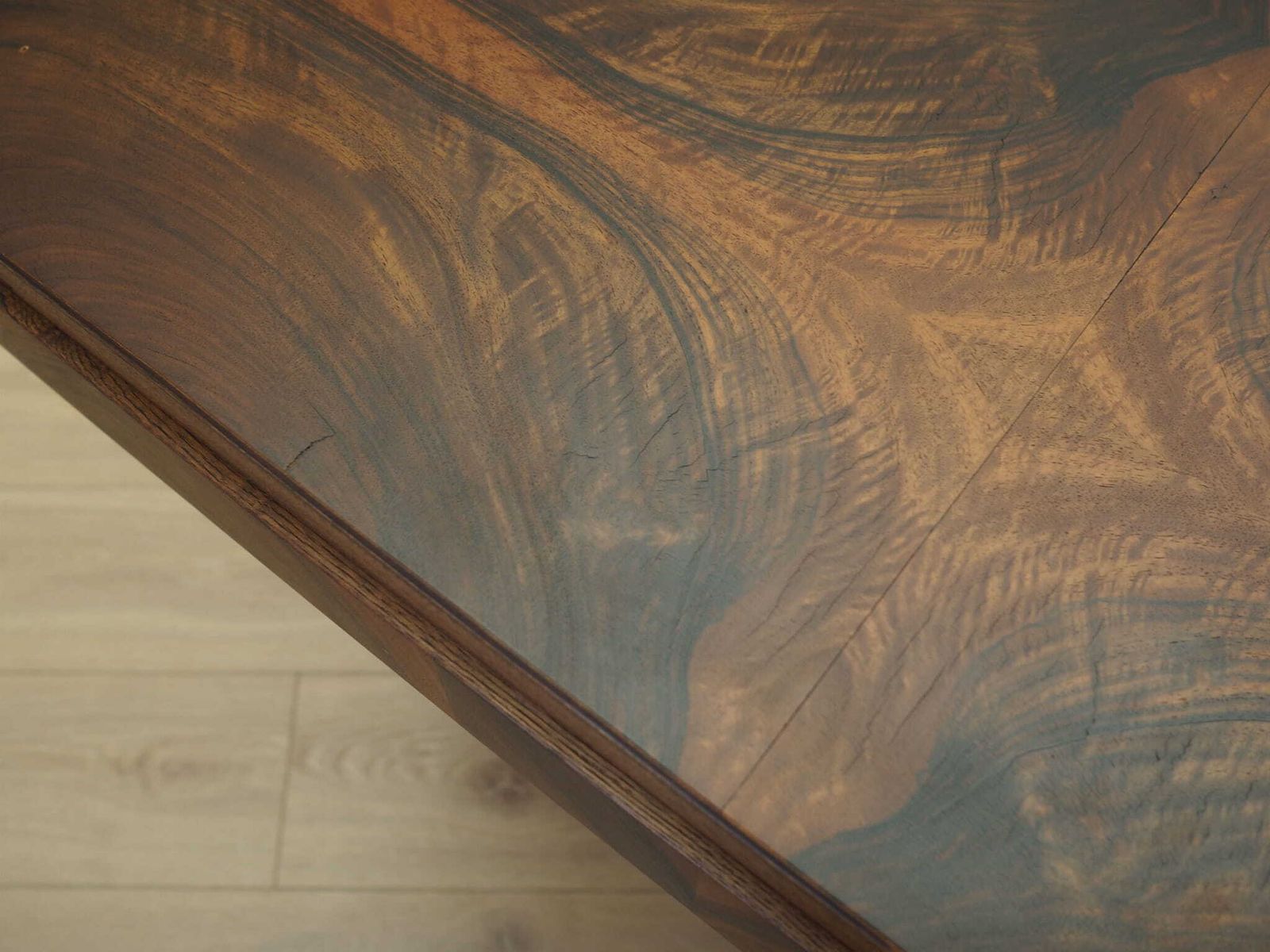 Walnut Desk, Italian Design, 1960s, Production: Italy photo vintage