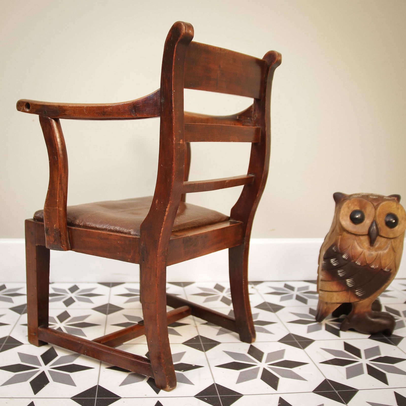 Antique Childs Chair Or Teddy Bear Chair photo buy