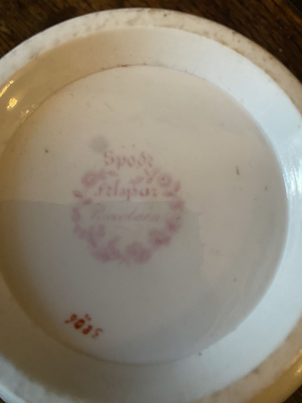 An Antique Slop Or Sugar Bowl Spode Felspar C1821 Cabbage Roses. photo buy