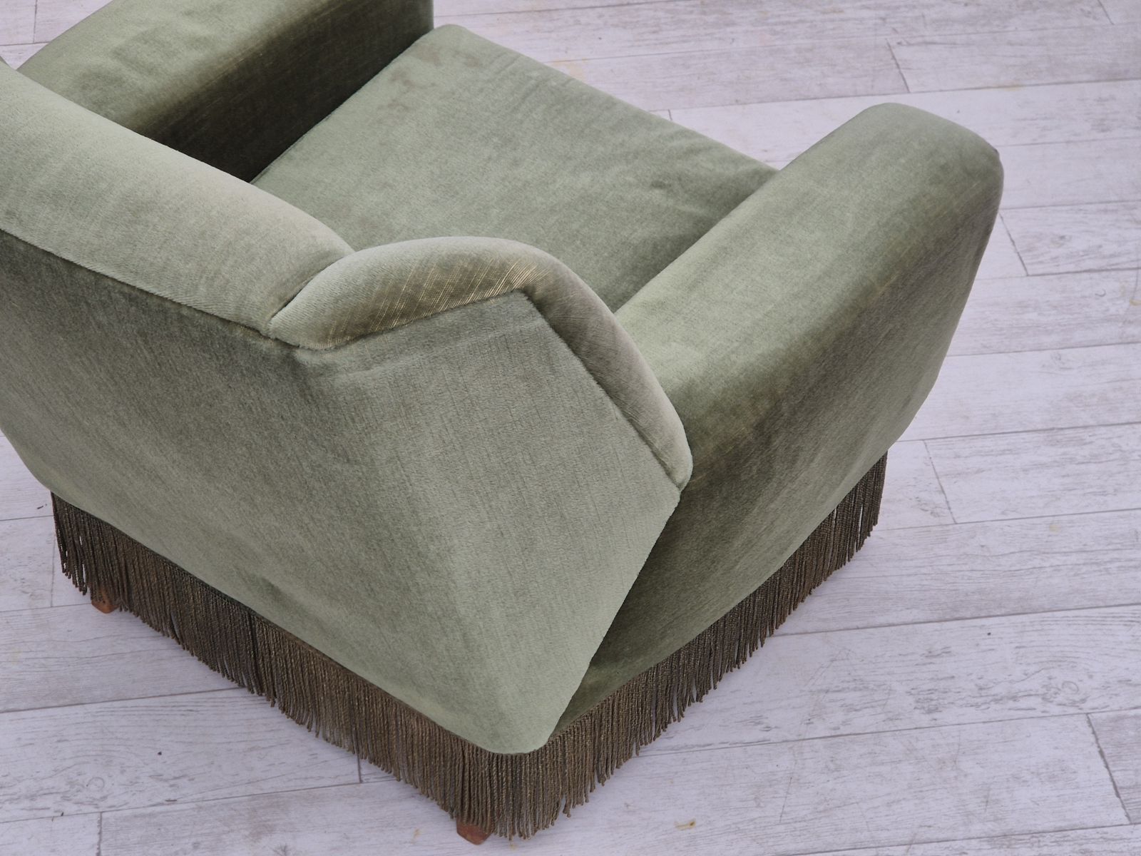 photo vinterior 1970s, Danish Armchair By Kurt østervig For Rolschau Møbler, Model 61, Original Condition.