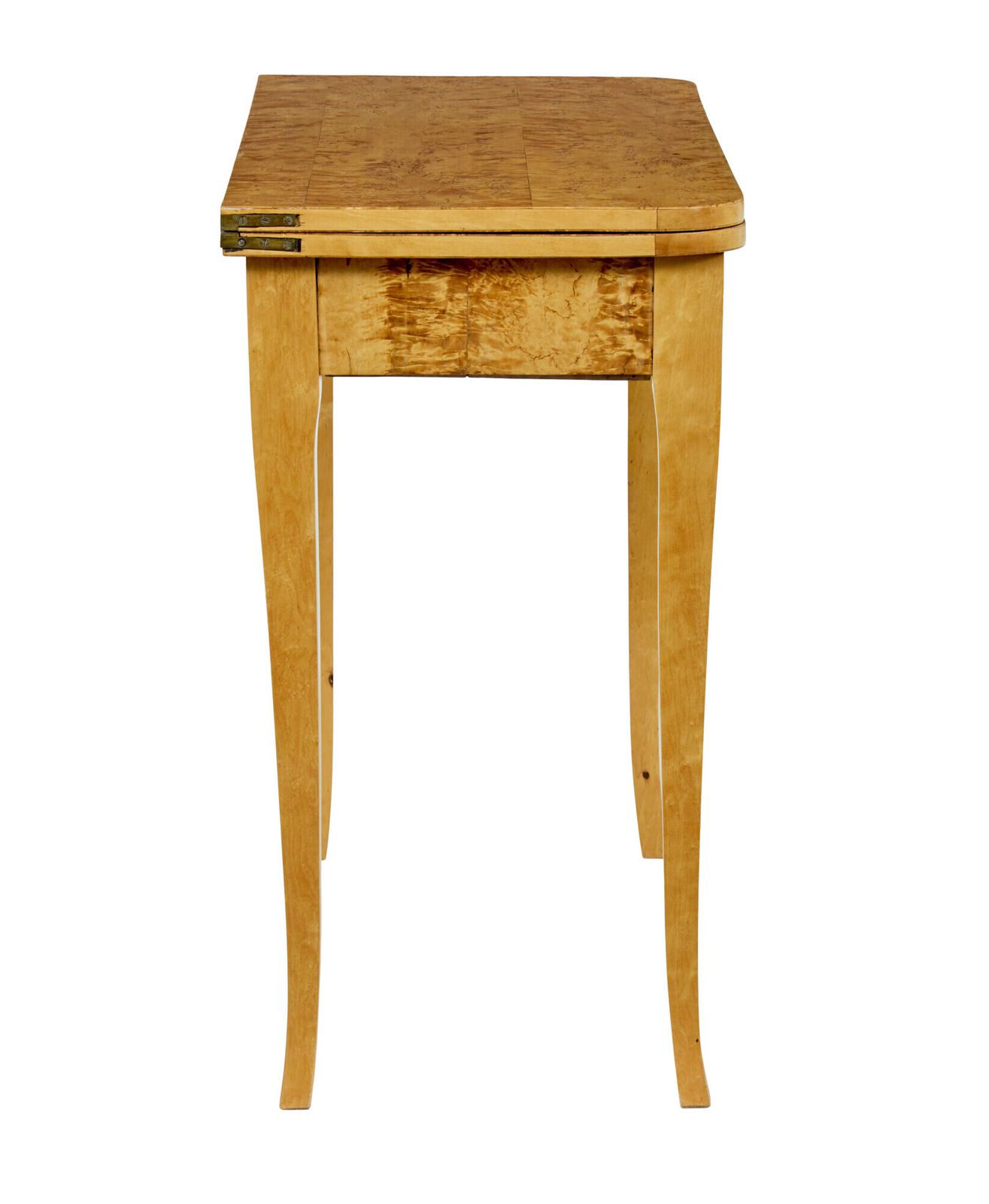 19th Century Swedish Burr Birch Tea Table photo furniture