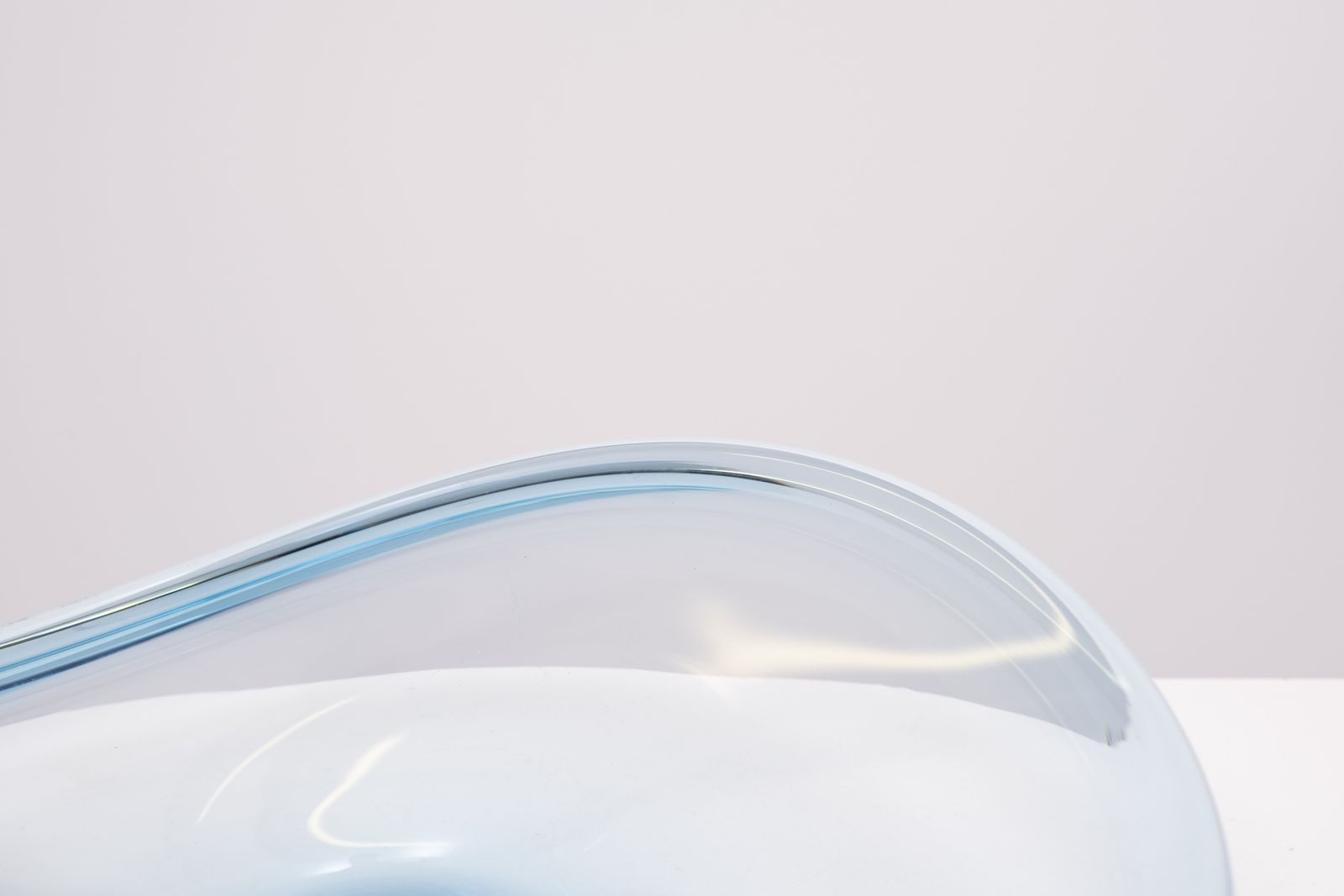 Danish Thule Series Art Glass Bowl By Per Lütken For Holmegaard, 1960s photo furniture