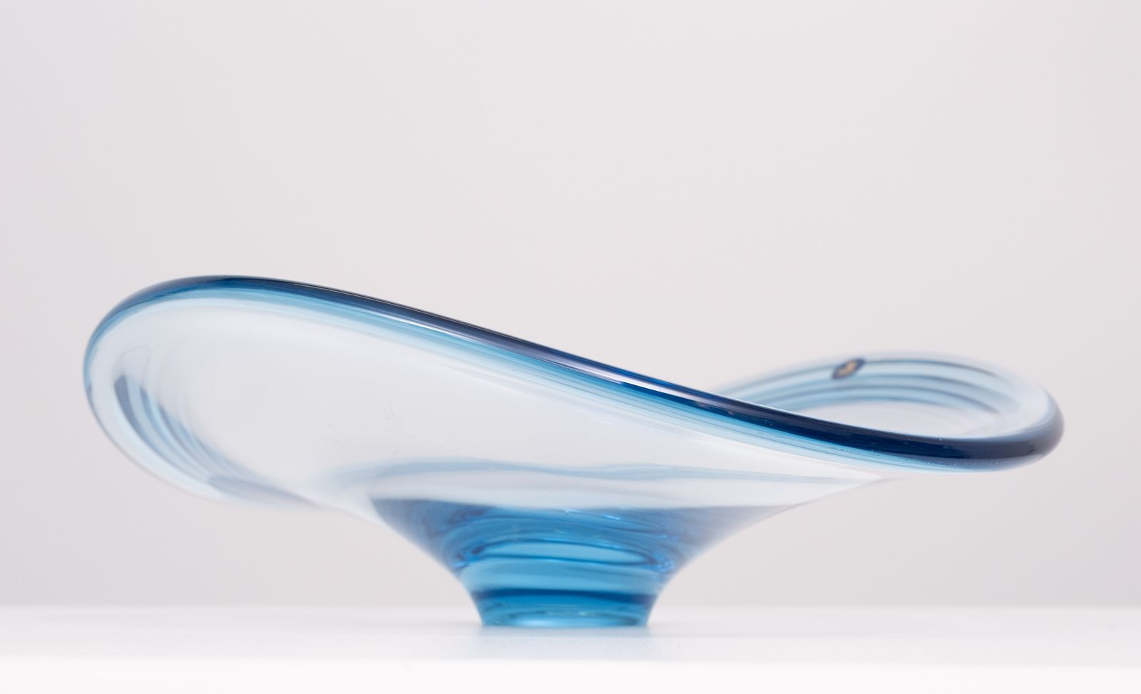 Danish Thule Series Art Glass Bowl By Per Lütken For Holmegaard, 1960s photo 500.0