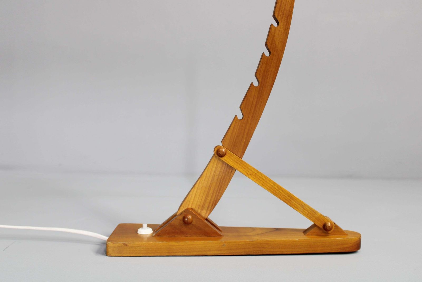 photo furniture 1960s Wall Wooden Lamp By Pokrok Zilina, Czechoslovakia