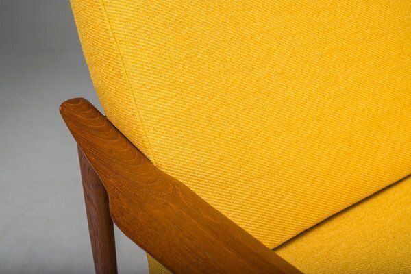 Mid Century Danish Lounge Chair In Teak Attributed To Ib Kofod Larsen, 1960s photo furniture