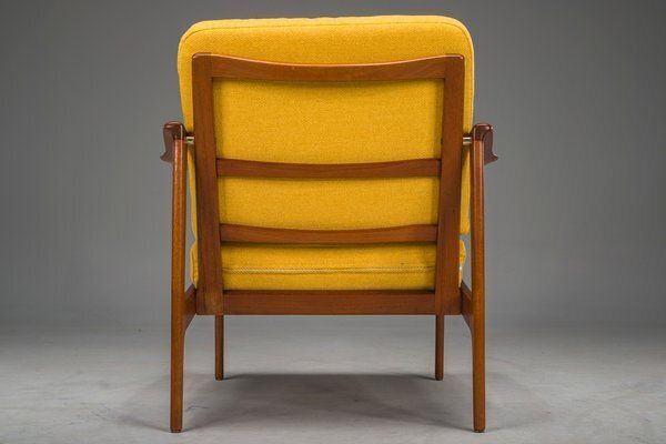 Mid Century Danish Lounge Chair In Teak Attributed To Ib Kofod Larsen, 1960s photo buy