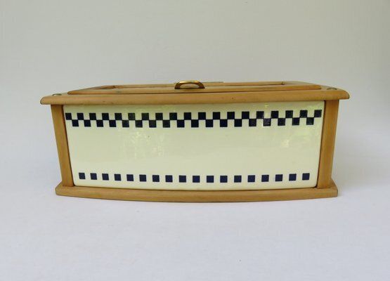 Bread Box In Ceramic By Wächtersbach, Decor Eduard Schweitzer, 1890s photo furniture