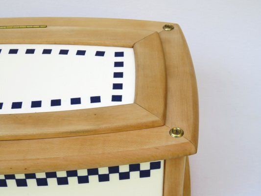 Home Decor Bread Box In Ceramic By Wächtersbach, Decor Eduard Schweitzer, 1890s photo