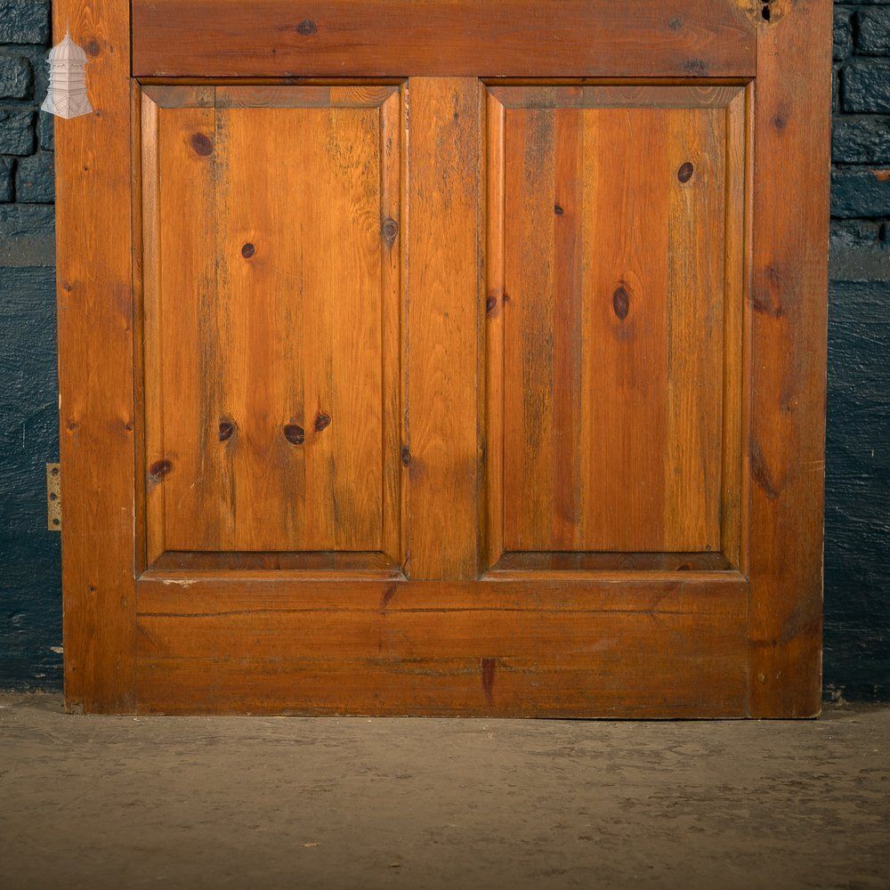 Home Fixtures 4 Panel Pine Door – Moulded Panels, Stained Finish photo