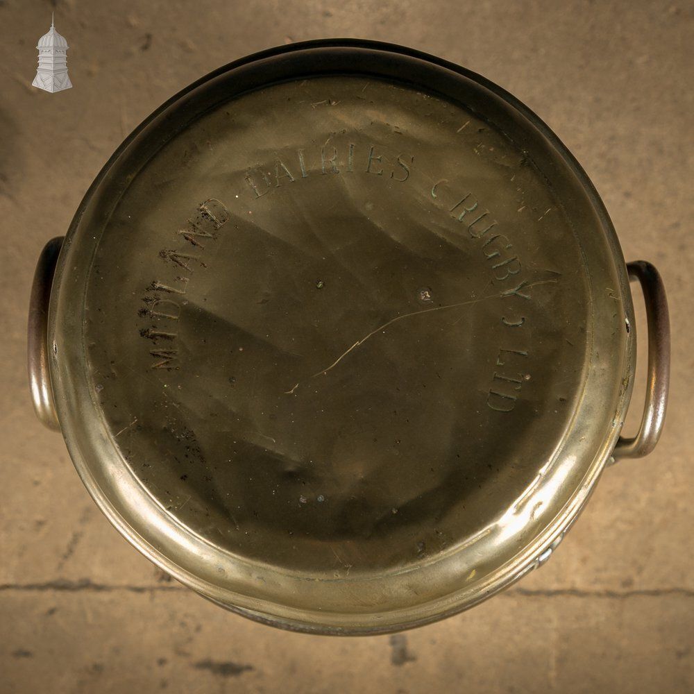 600.0 Brass Milk Churn, United Dairies Wholesale Ltd. photo