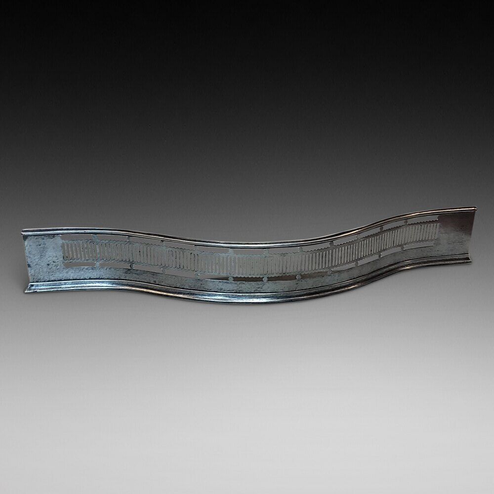 Georgian Steel Fire Hearth Curb Fender