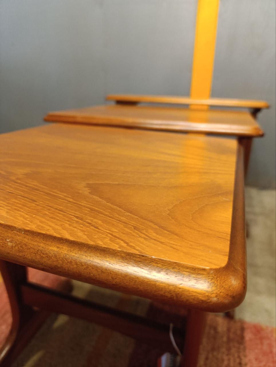 Set Of 3 Whale Tail Nesting Tables By G Plan   Teak, Mid Century Modern Design, 1970s photo vinterior