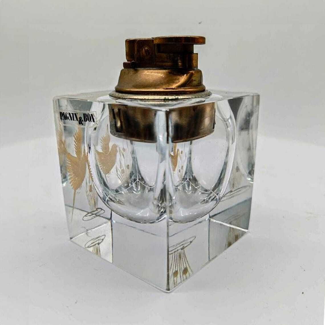 1960s Stunning Lighter In Murano Glass By Pagnin & Bon With Handcrafting 24k Gold Finishing. Made In Italy. photo Home Decor