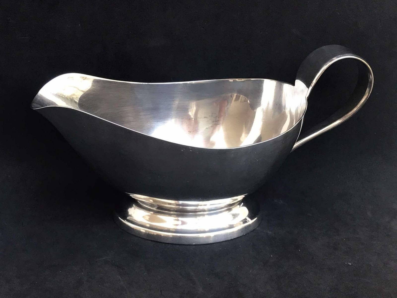 Gravy Boat Serving Bowl Wiskemann Sauce Bowl Service Silver Plated Belgian Decor Decorative Art Deco Gift For Her Wedding Luxury Gift